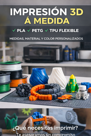Impresión 3D a medida | Piezas personalizadas