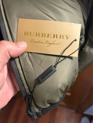 Chaleco Burberry verde militar
