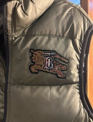 Chaleco Burberry verde militar