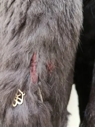 Abrigo Piel Natural Vintage Marrón