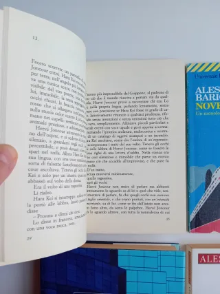 Alessandro Baricco 4 libri