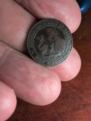 2 céntimos República 1870