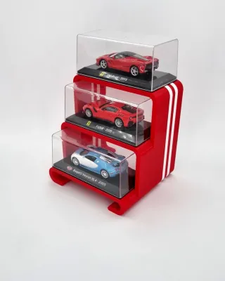 Expositor Triple Maquetas 1/43 y 1/32