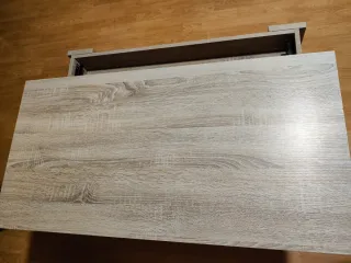 Mesa de centro elevable madera color nórdico