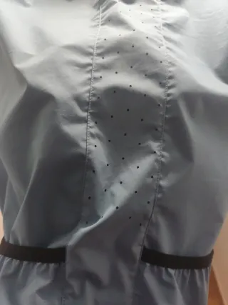 Chaleco cortavientos azul