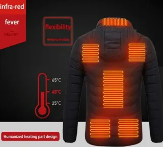 Chaqueta Térmica Unisex Negra