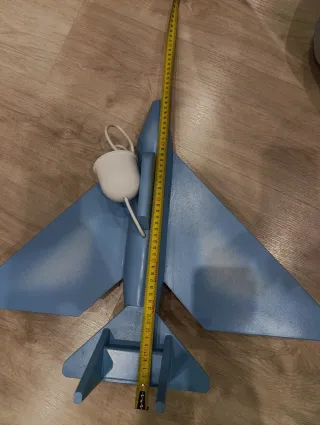 Lámpara infantil avión azul