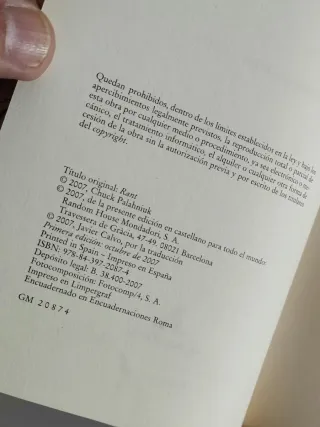 Rant. La vida de un asesino (Literatura Mondado...
