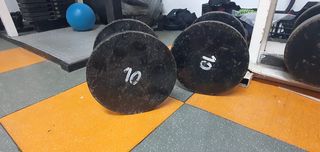 Rack + 260 kg Mancuernas Hierro Macizo