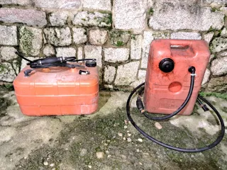 Depósitos Gasolina Fueraborda Naranja