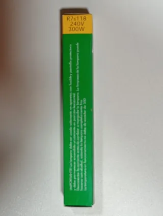 Bombillas R7s 118mm 300W 240V (Pack 8)