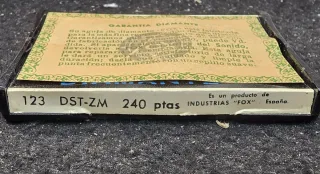 Aguja Tocadiscos Fox 123 DST-ZM Diamante