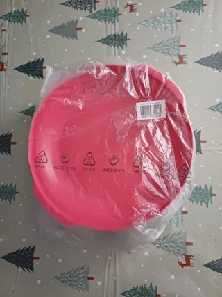 Plato Tupperware Aloha Rosa