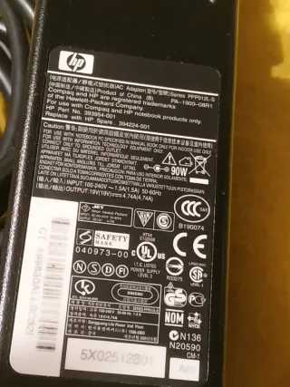 Adaptador HP PPP012L-S 90W