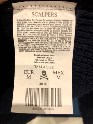 Jersey fino Scalpers azul