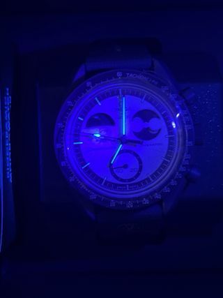 Swatch Mission to Earthphase Moonshine Gold