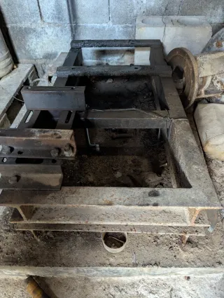 Bancada para motor y bomba