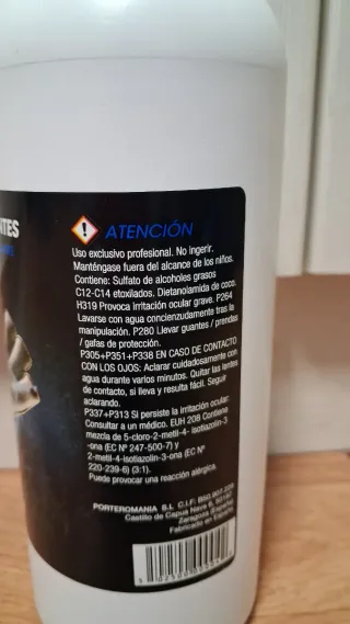 Gel Limpiaguantes SP sin abrir