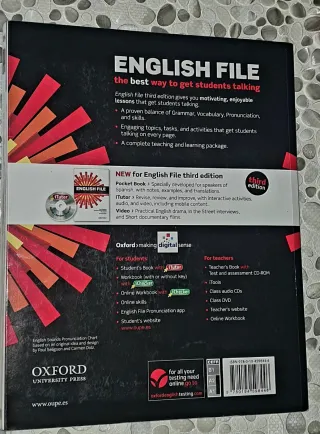 Libros de ingles.English File. A2/B1