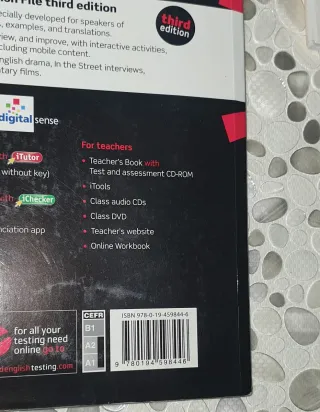 Libros de ingles.English File. A2/B1