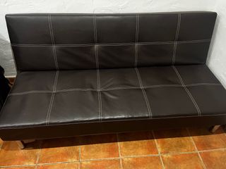 Sofá Cama Polipiel Marrón