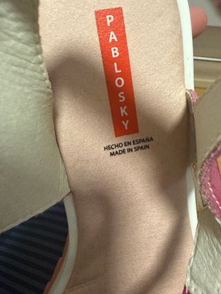 Sandalias Pablosky Niña Talla 38 Rosa