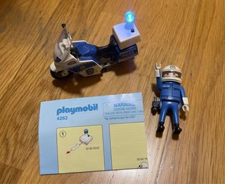 Playmobil 4262 Moto Policía con Figura