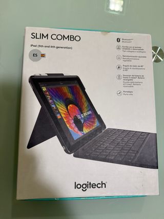 Teclado Logitech Slim Combo iPad 5/6 Gen