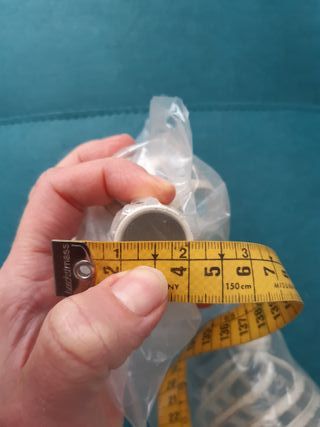 Terminales Cortina Forja Blanco roto