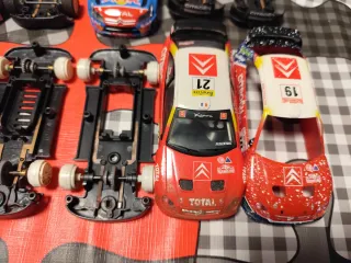 Lote coches Citroen Scalextric