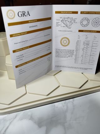 Anillo Moissanita Trilogy 1.6CT Plata 925