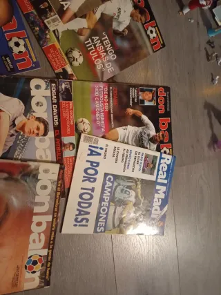 7 revistas 6 don balon y 1 revista Real Madrid