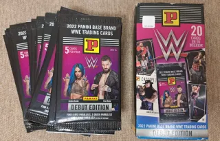 Cartas WWE Trading 2022 Panini Debut Edition