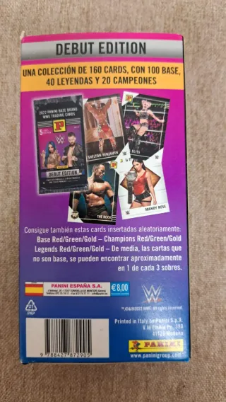Cartas WWE Trading 2022 Panini Debut Edition