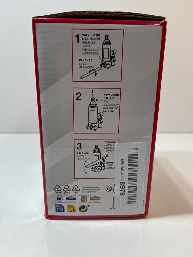 Gato Hidráulico Botella 2t