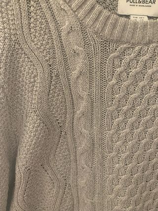 Jersey Pull&Bear Gris Talla XL