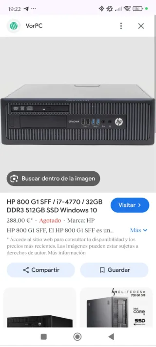 HP 800 G1 SFF i7-4770 32GB DDR3 512GB SSD