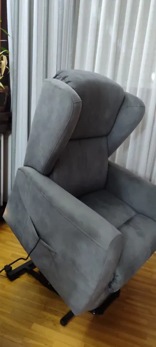 Sillón relax reclinable gris