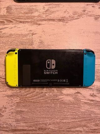 2 Joycons Originales Switch + Agarres Huella