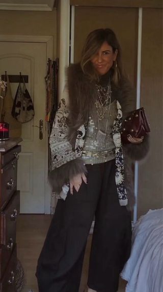 Kimono Zara bordado ZW Collection L