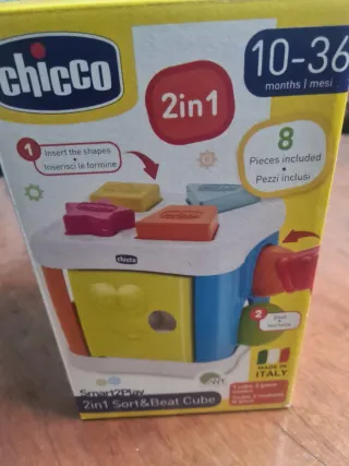 Cubo Chicco 2 en 1 Sort&Beat