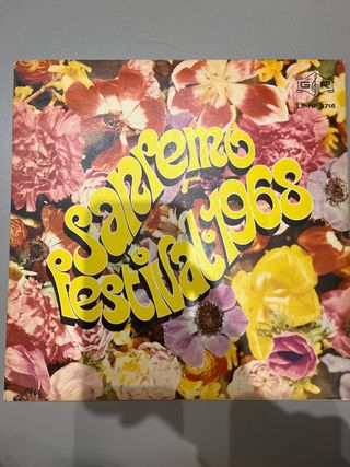 Disco Vinile 33 Giri Sanremo 1968
