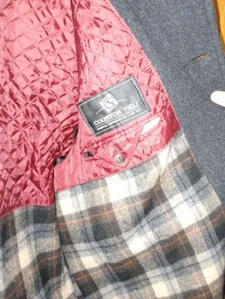 Chaquetón gris hombre