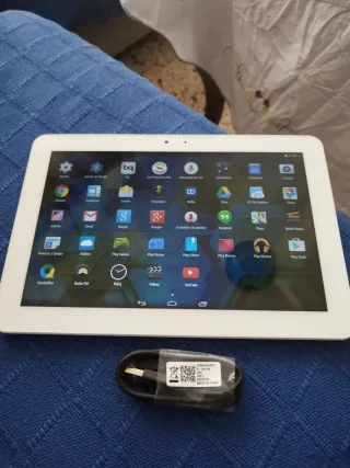 Tablet Negra y Multicolor