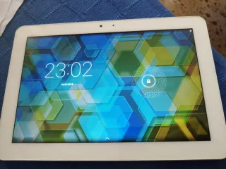 Tablet Negra y Multicolor