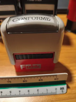 Lote auto sellos oficina