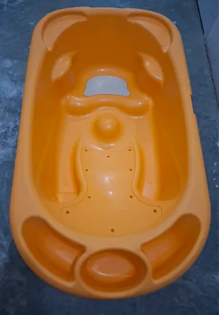 Bañera bebé naranja Cam