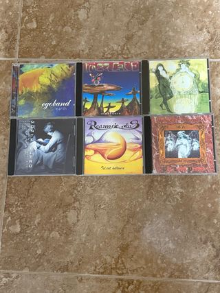 Lote 6 CDs Rock Progresivo