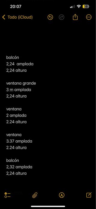 Ventanas de diferentes midas