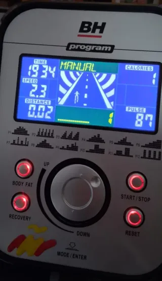 Bicicleta Elíptica BH Spazio G2567 Plegable